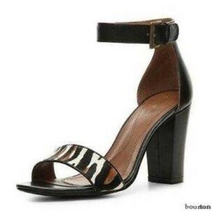 Tahari May Pony Hair Sandal Animal Print size 7.5